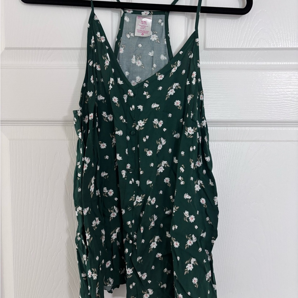 Floral Green Women's Top